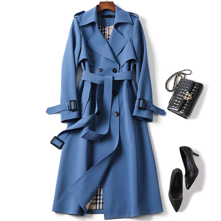 Elegant Belted Trench Coat