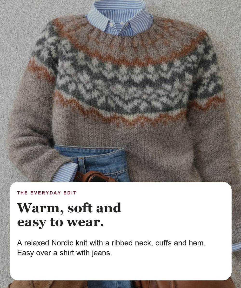 Nordic Knit Sweater Colette