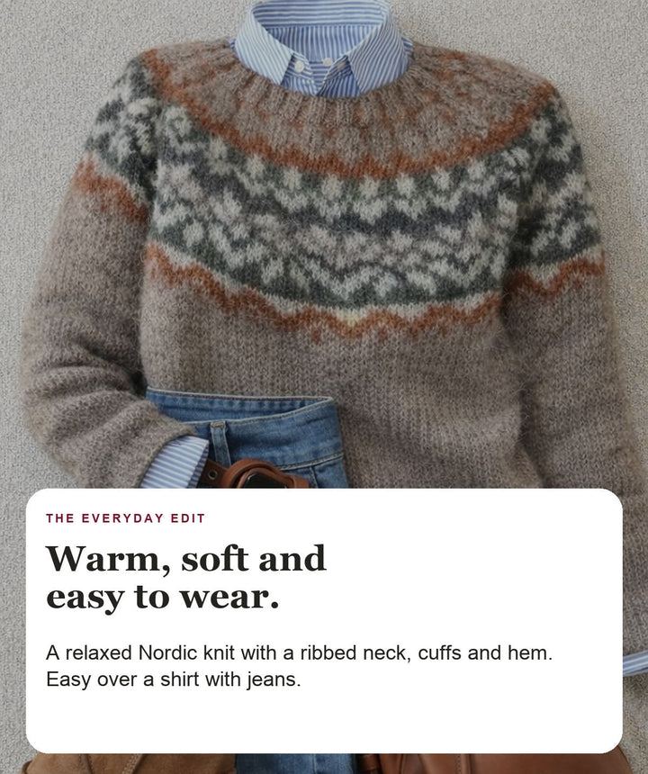 Nordic Knit Sweater Colette