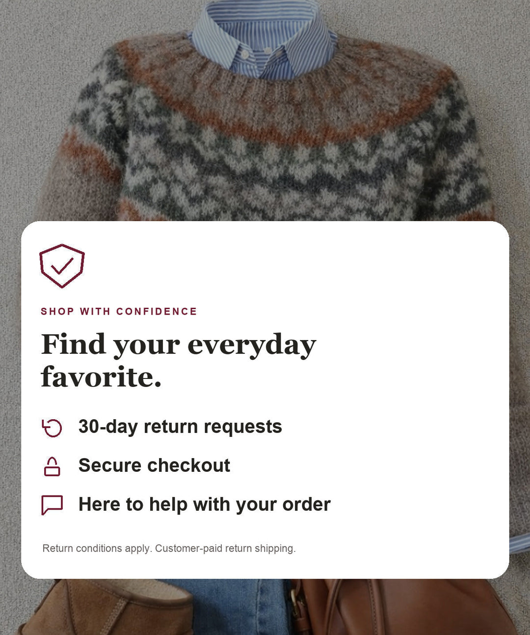 Nordic Knit Sweater Colette