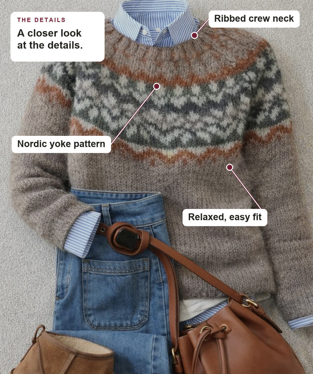 Nordic Knit Sweater Colette