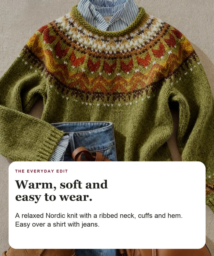 Nordic Knit Sweater Amy