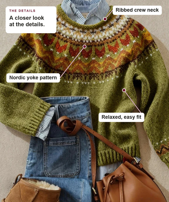 Nordic Knit Sweater Amy