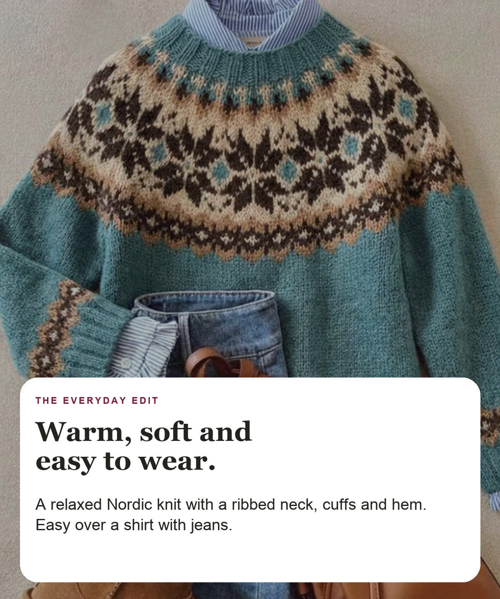 Nordic Knit Sweater Aspen