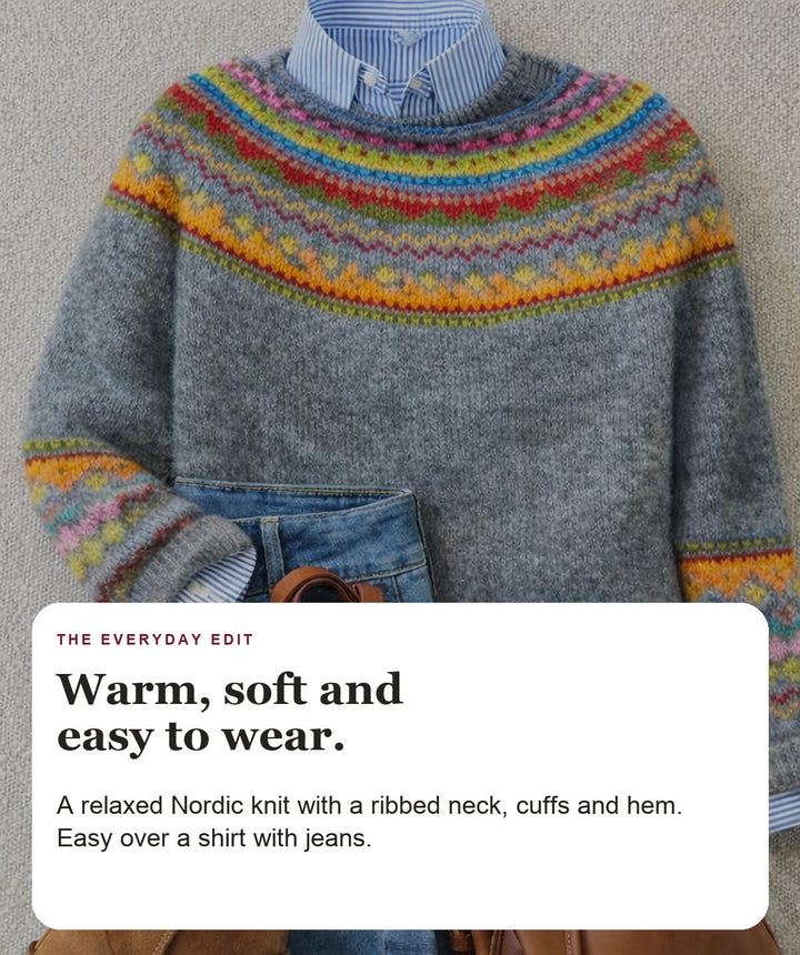 Nordic Knit Sweater Adalyn