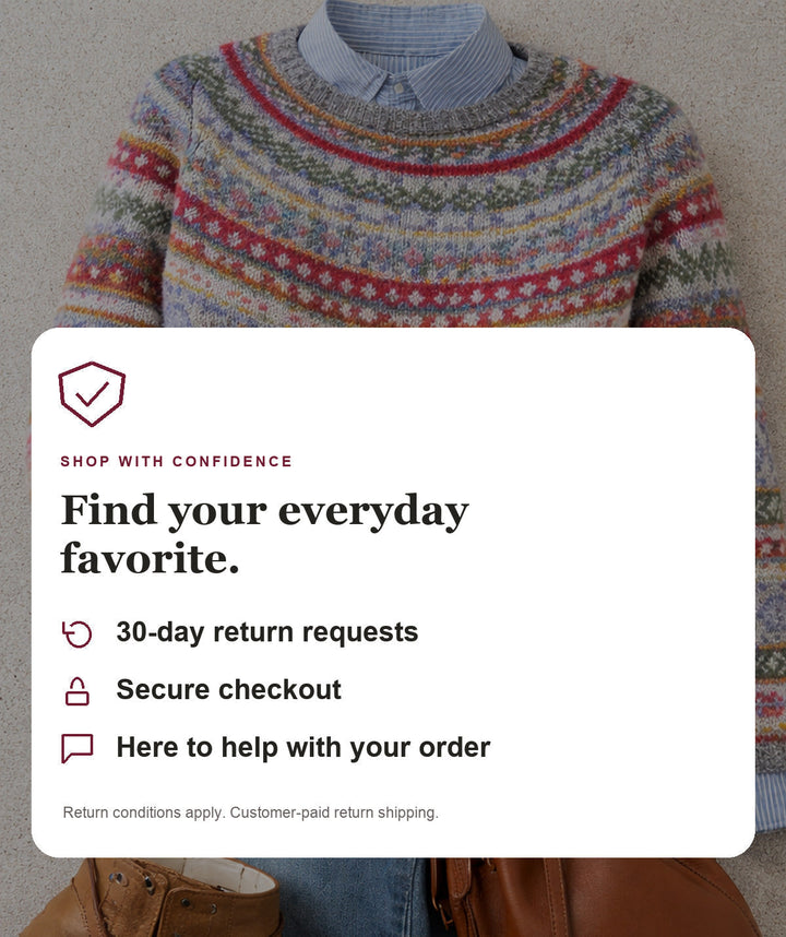 Fair Isle Knit Sweater