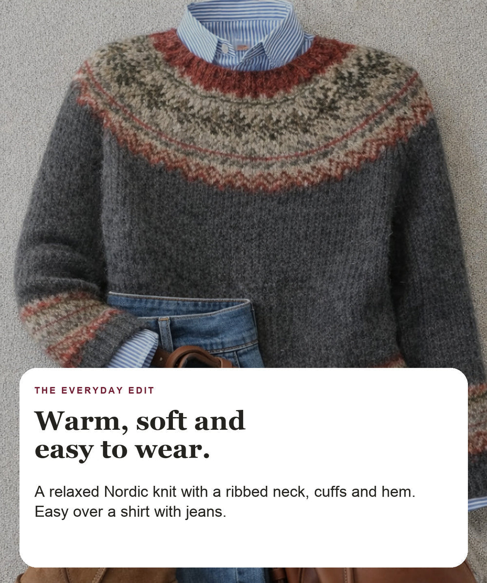 Nordic Knit Sweater Vera