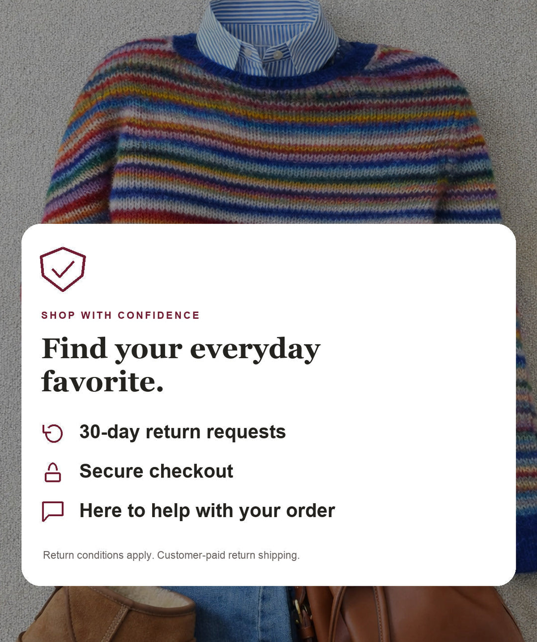 Striped Knit Sweater