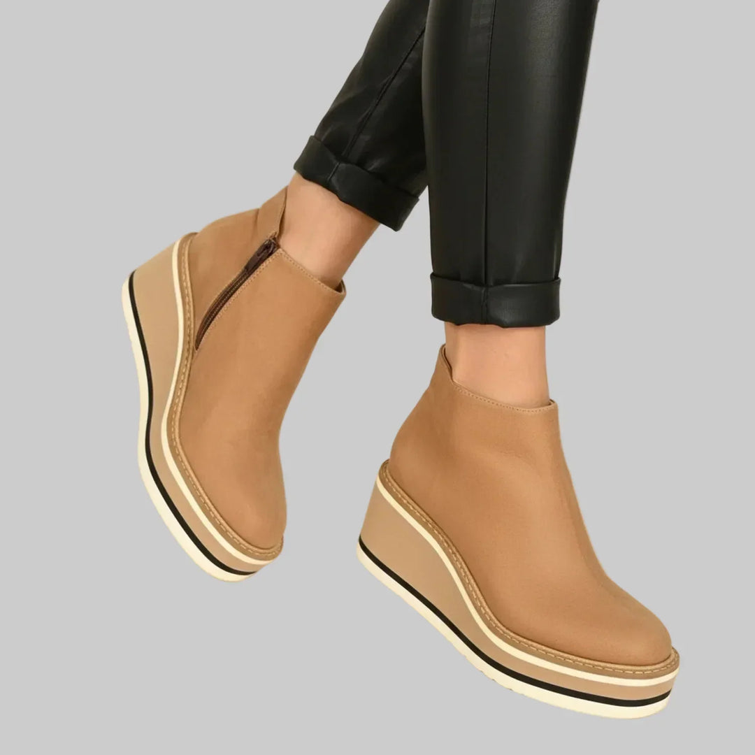 Wedge Heel Ankle Boots