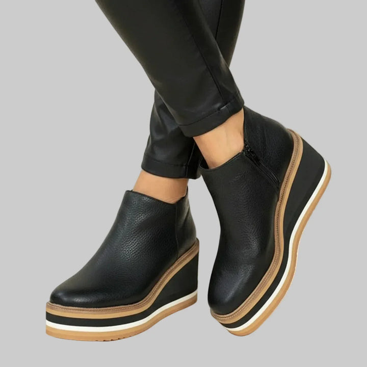 Wedge Heel Ankle Boots