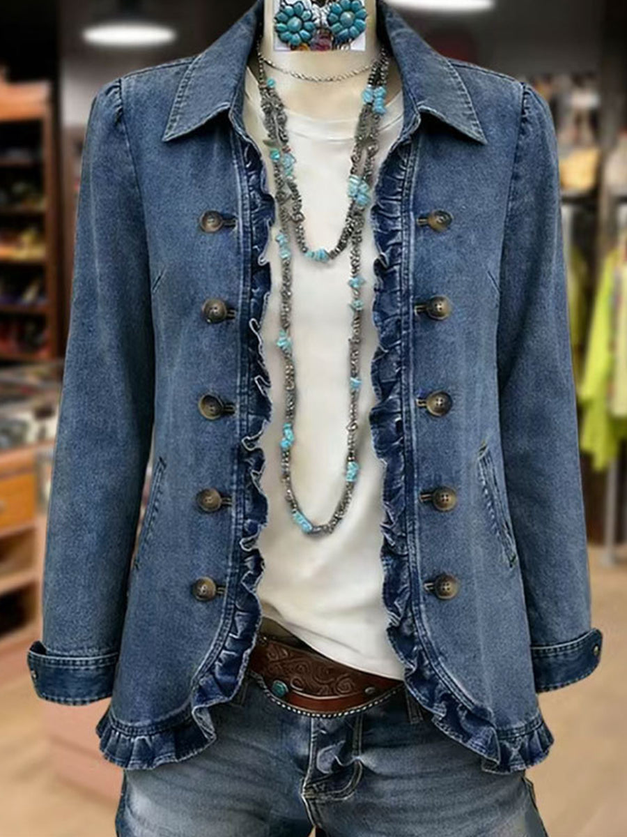 Frill Trim Jacket