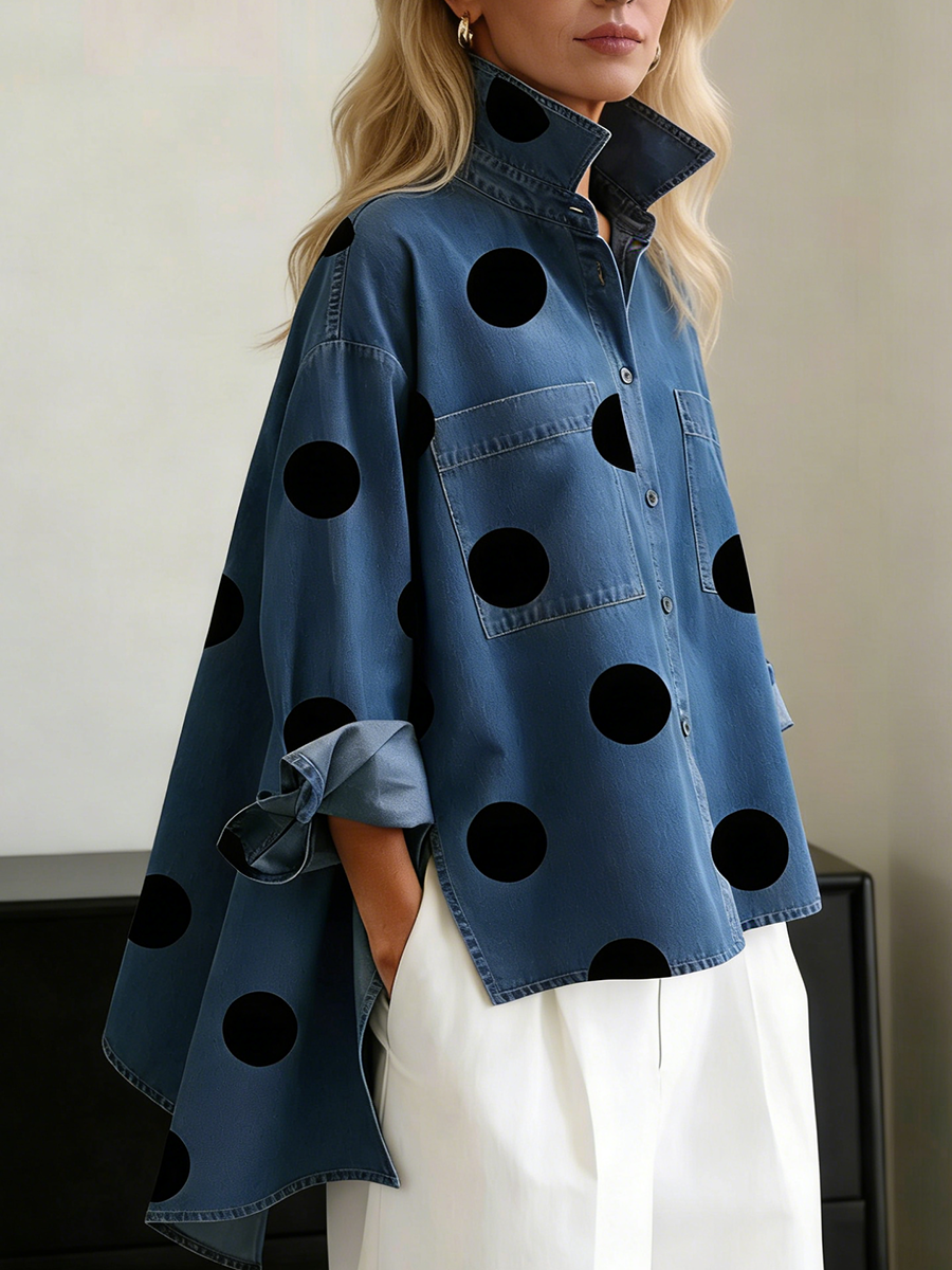 Polka Dot Overshirt