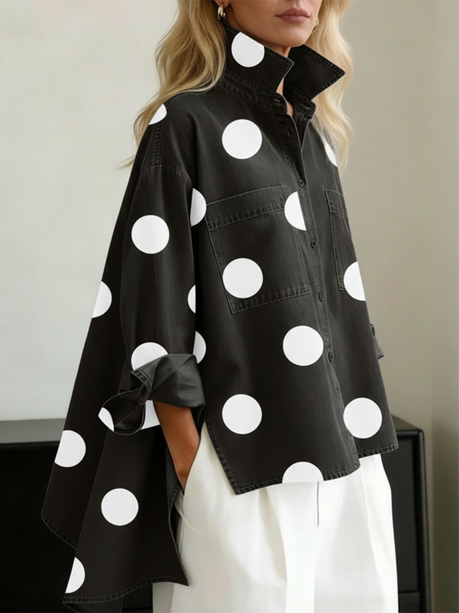 Polka Dot Overshirt