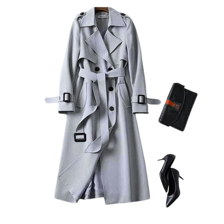 Elegant Belted Trench Coat