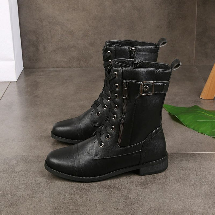 Orthopedic Leather Ankle Boots