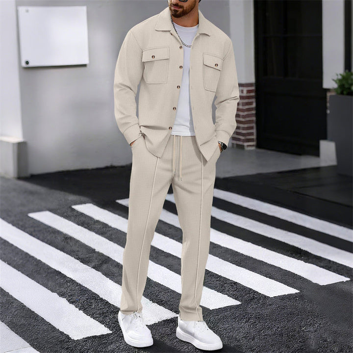 Waffle Knit Comfort Two Piece Set