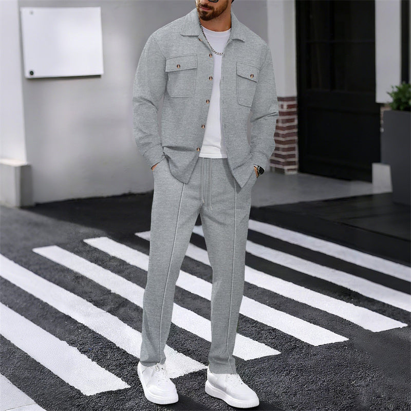 Waffle Knit Comfort Two Piece Set