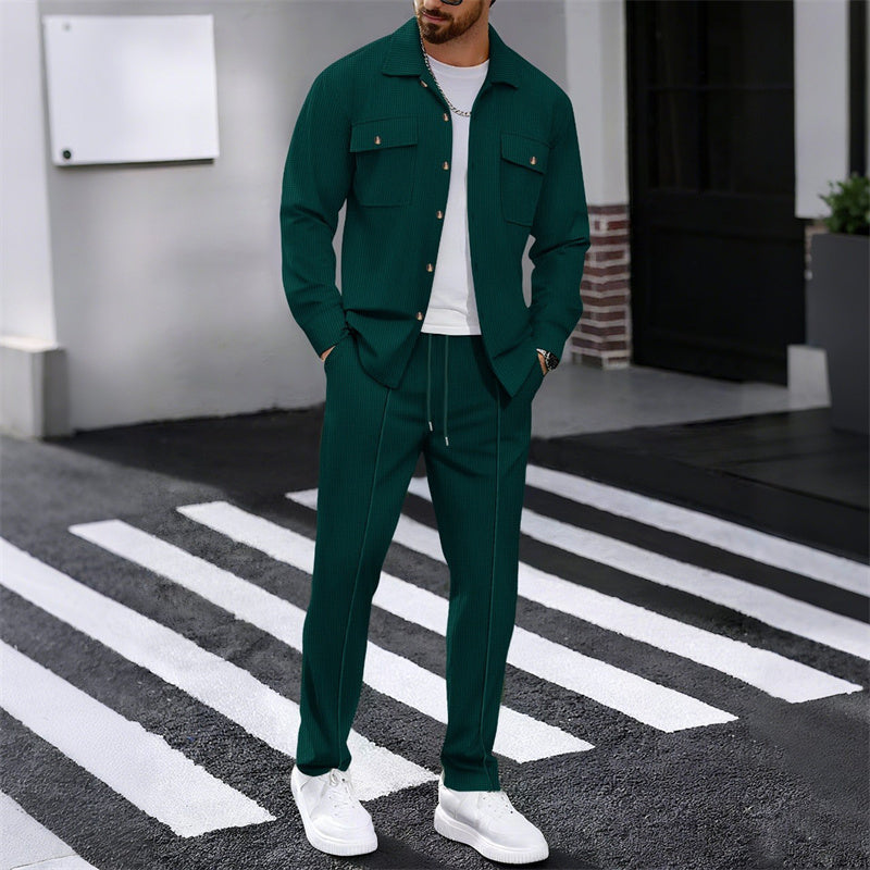 Waffle Knit Comfort Two Piece Set