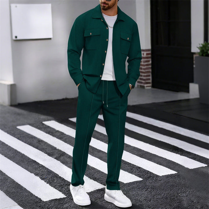 Waffle Knit Comfort Two Piece Set