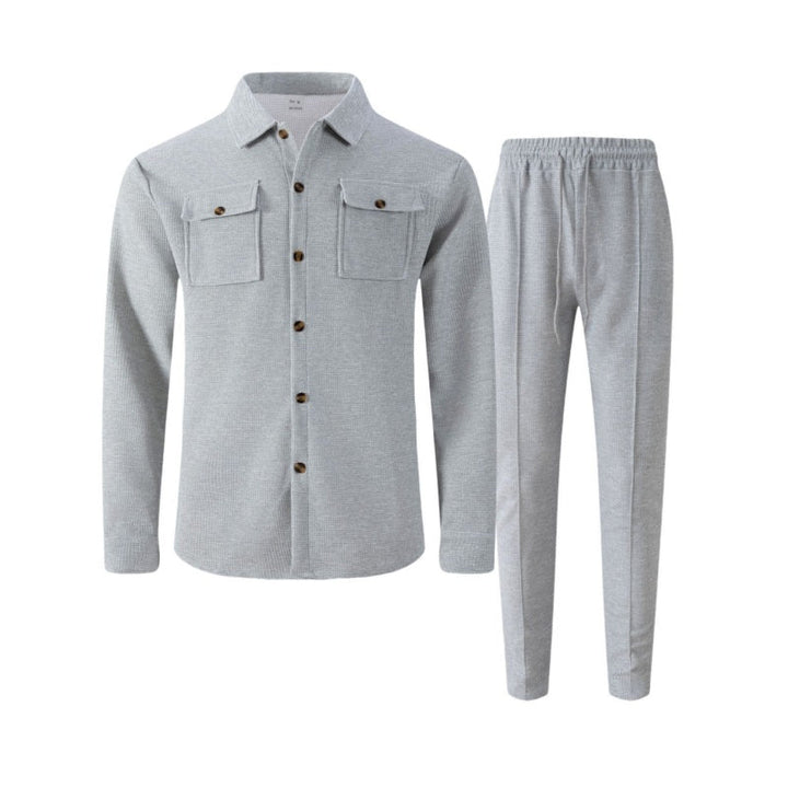 Waffle Knit Comfort Two Piece Set