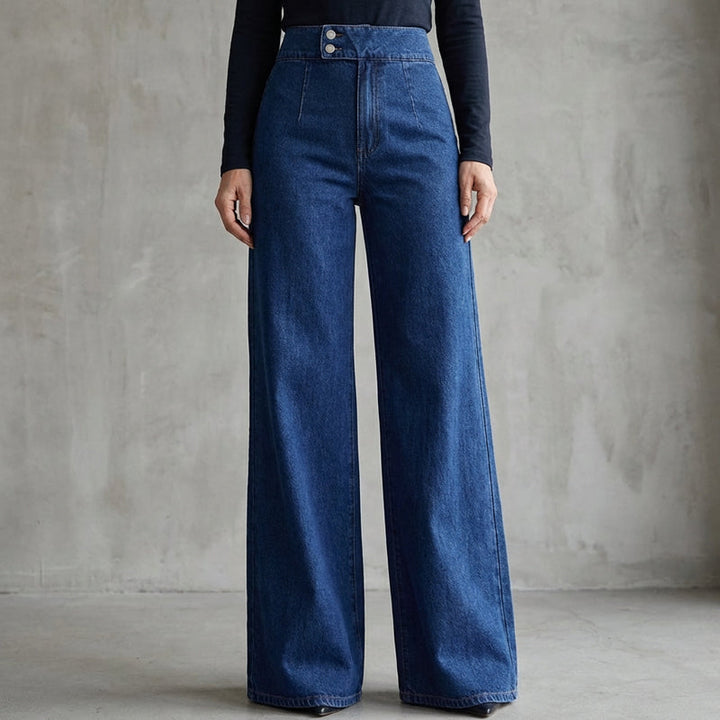 High-Waist Wide Leg Jeans