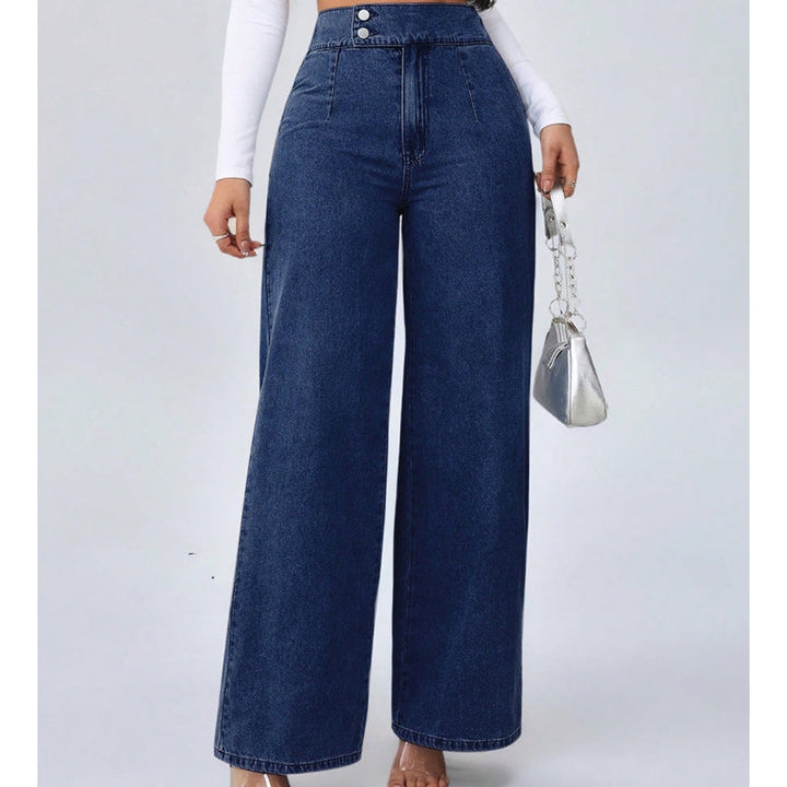 High-Waist Wide Leg Jeans