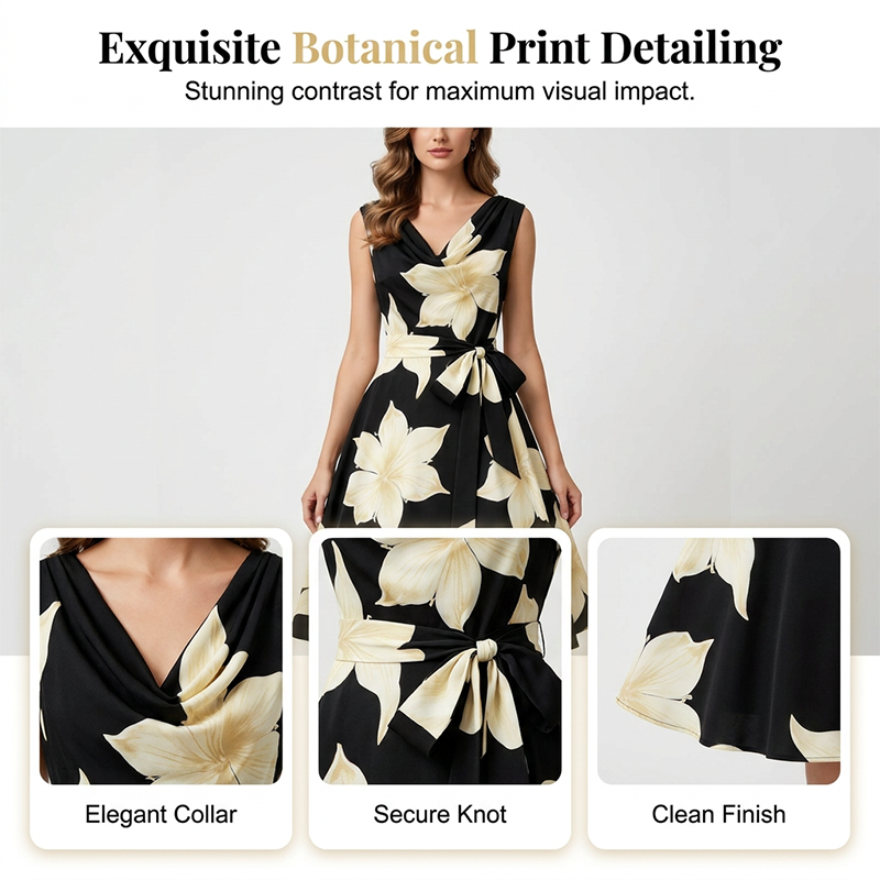 Floral A-Line Dress