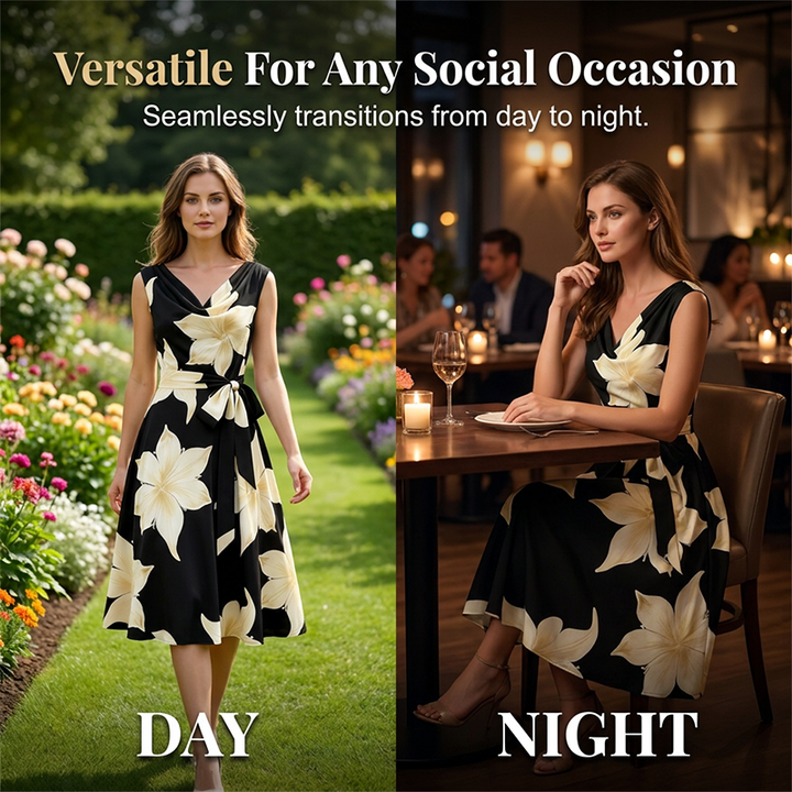 Floral A-Line Dress