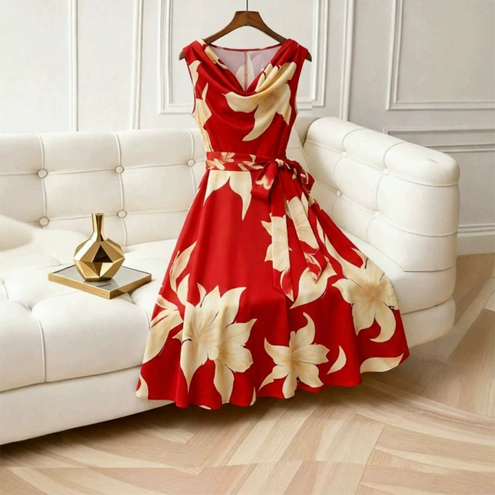 Floral A-Line Dress