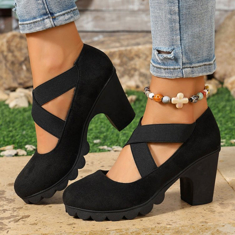 Mary Jane Platform Heels