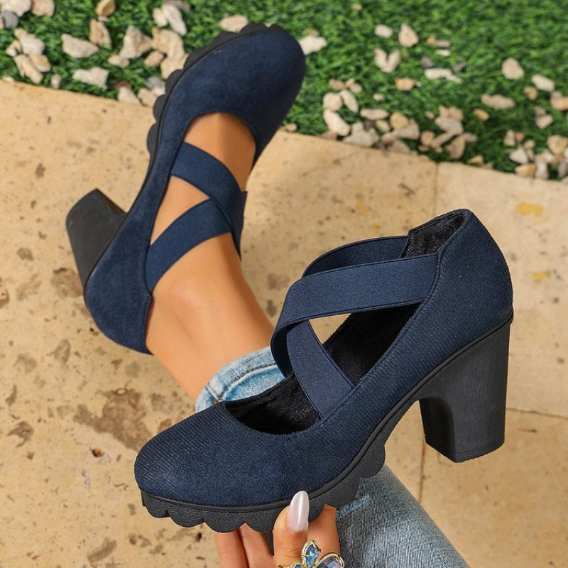 Mary Jane Platform Heels