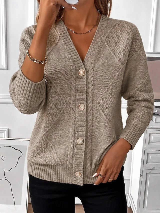 Vintage Cable Knit Cardigan