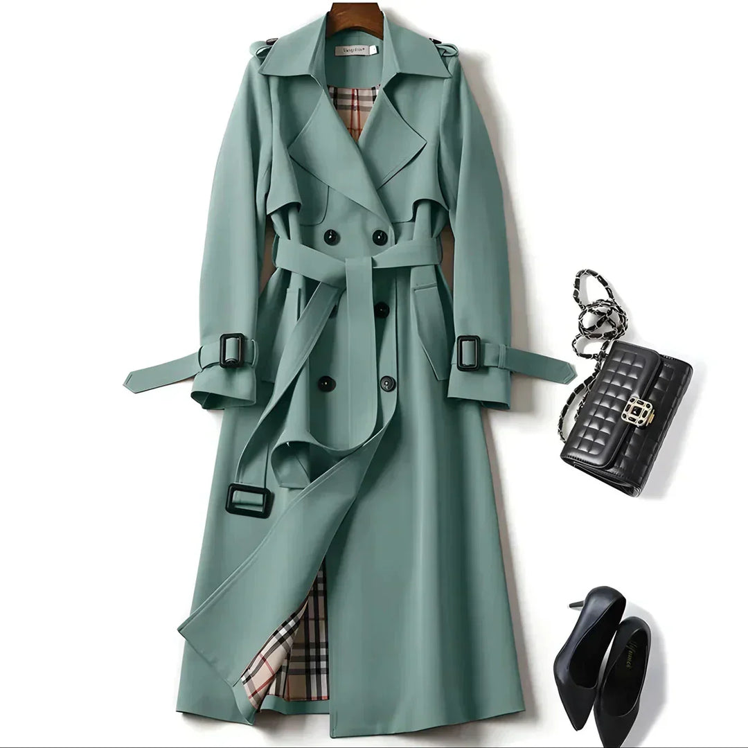 Elegant Belted Trench Coat