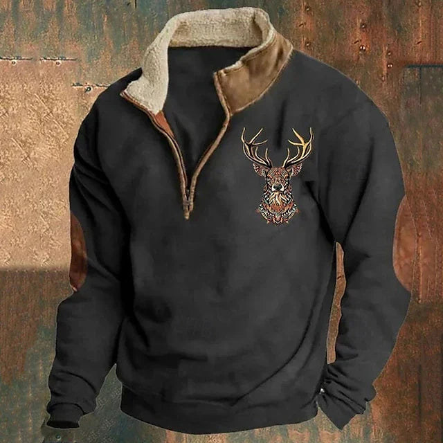 Sweater with Deer Detail