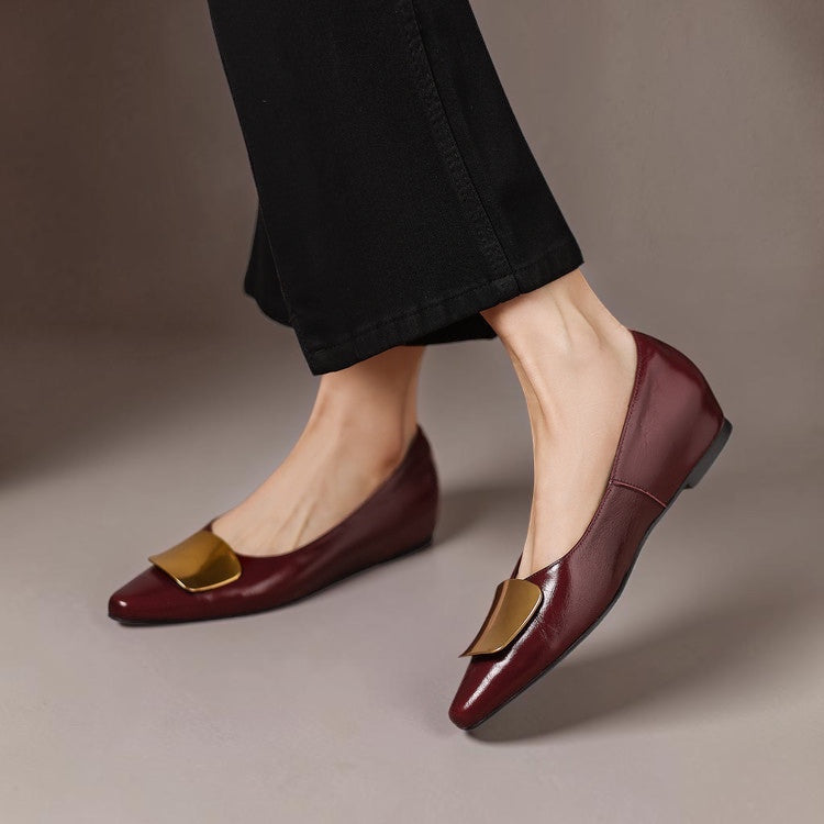 Genuine Leather Flats