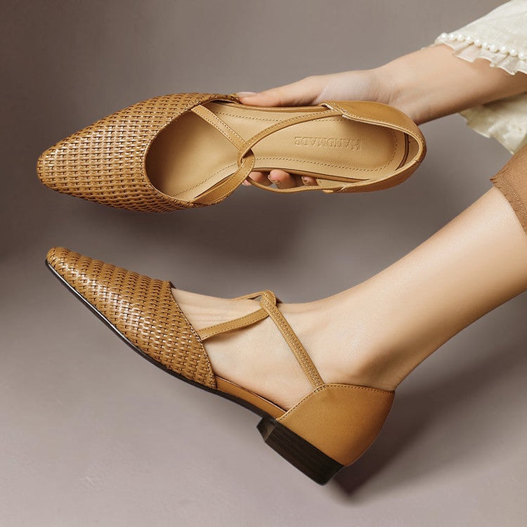 Genuine Leather Heels Colbie