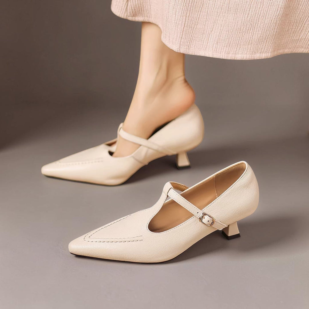 Genuine Leather Heels