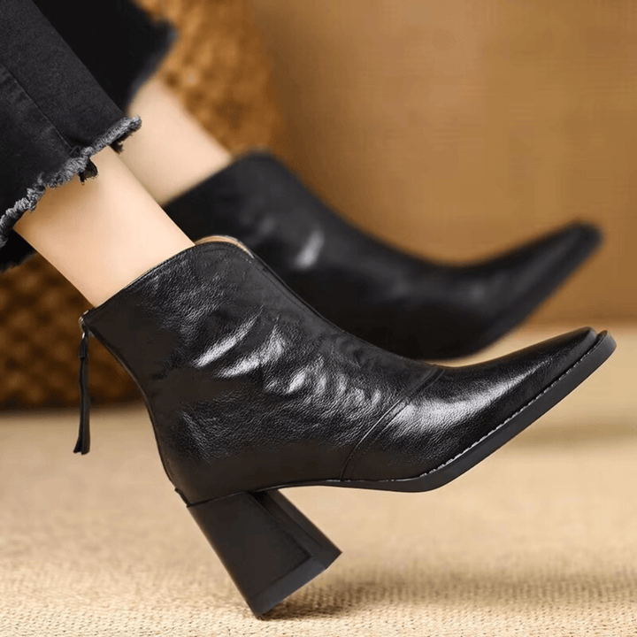 Luxury Mid Heel Boots