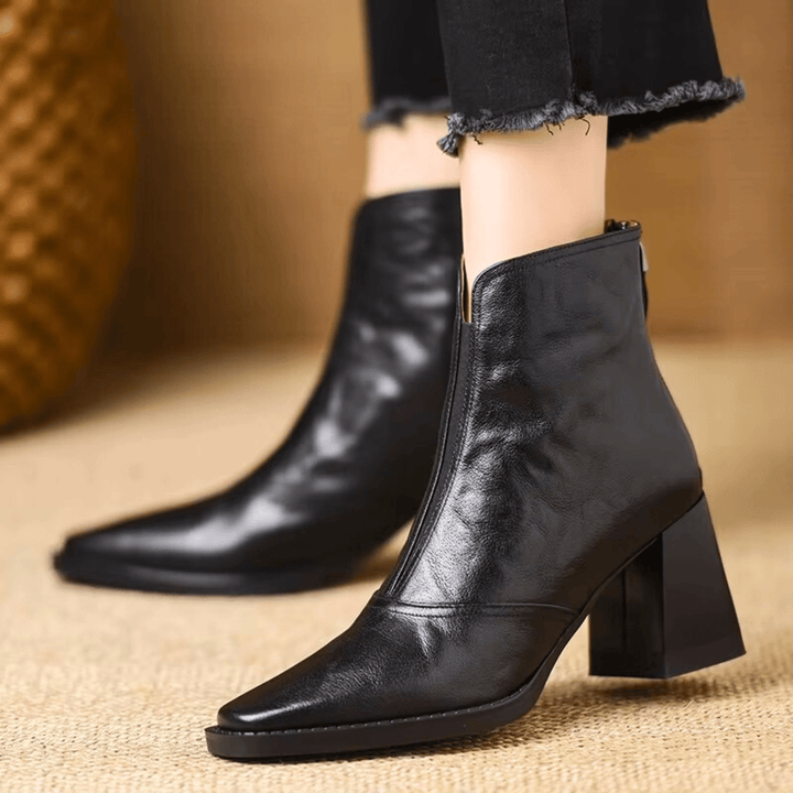Luxury Mid Heel Boots