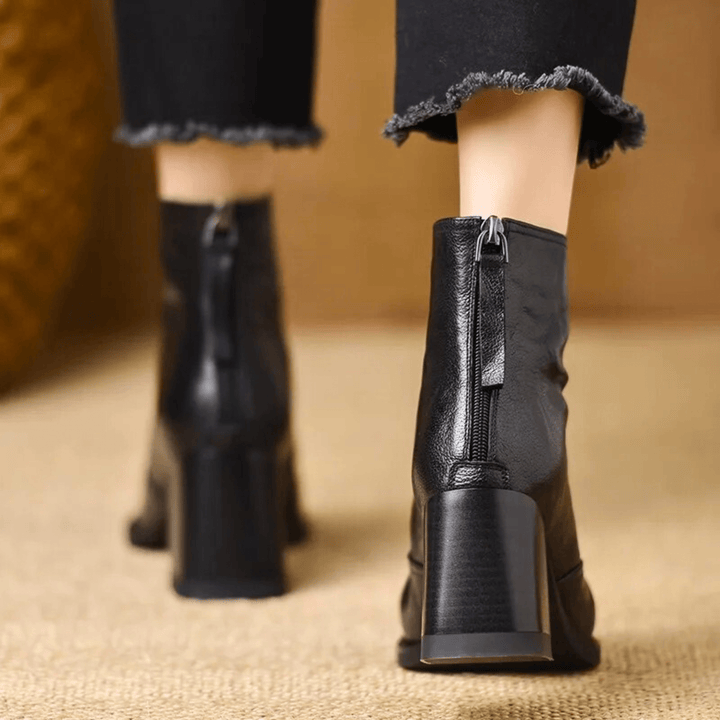 Luxury Mid Heel Boots