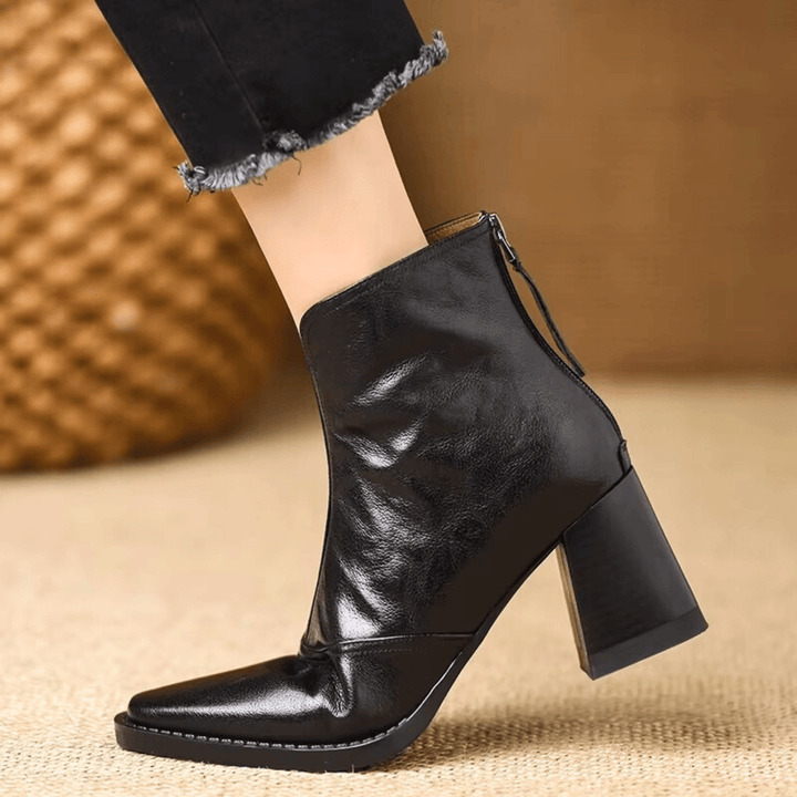 Luxury Mid Heel Boots