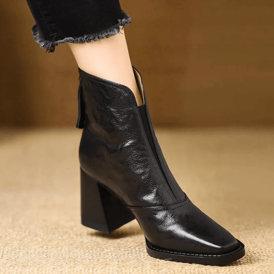 Luxury Mid Heel Boots