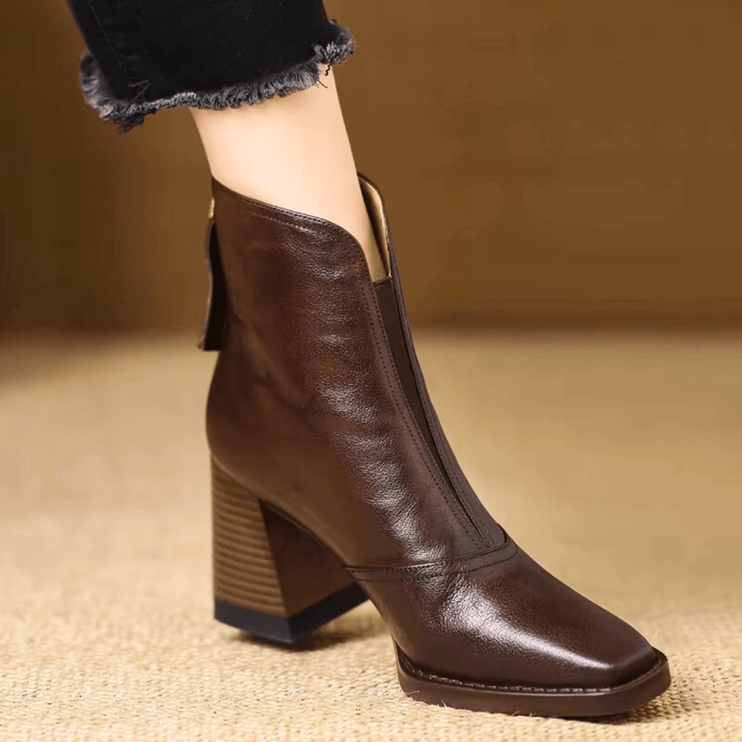 Luxury Mid Heel Boots