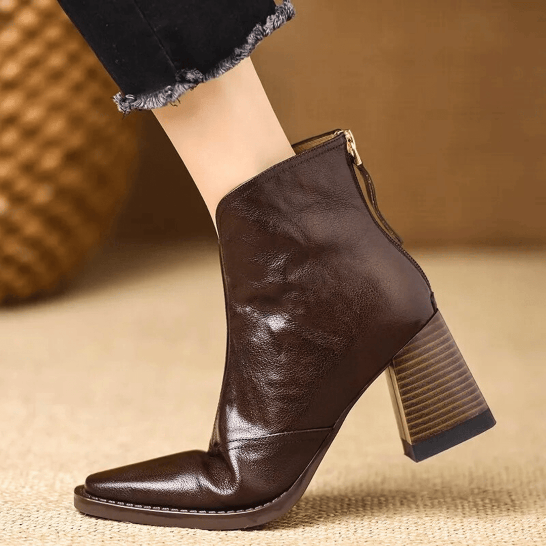 Luxury Mid Heel Boots