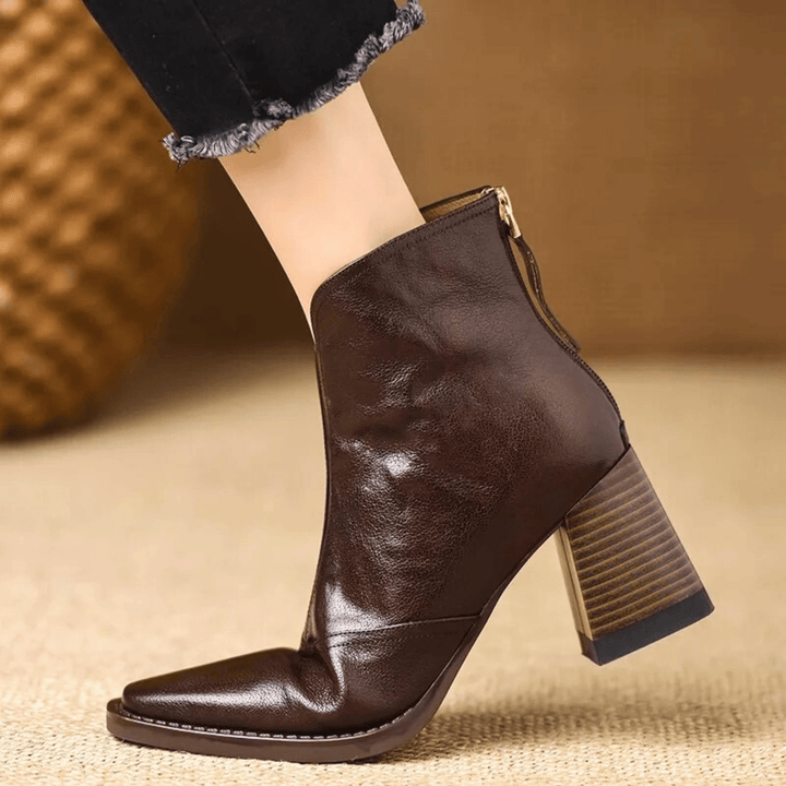 Luxury Mid Heel Boots