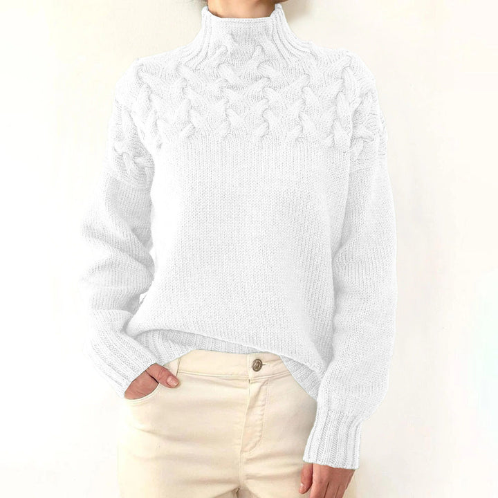 Cozy Turtleneck Knit Sweater