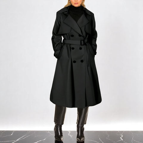Elegant Belted Trench Coat