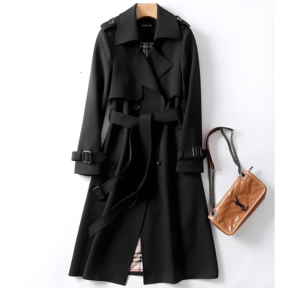 Elegant Belted Trench Coat